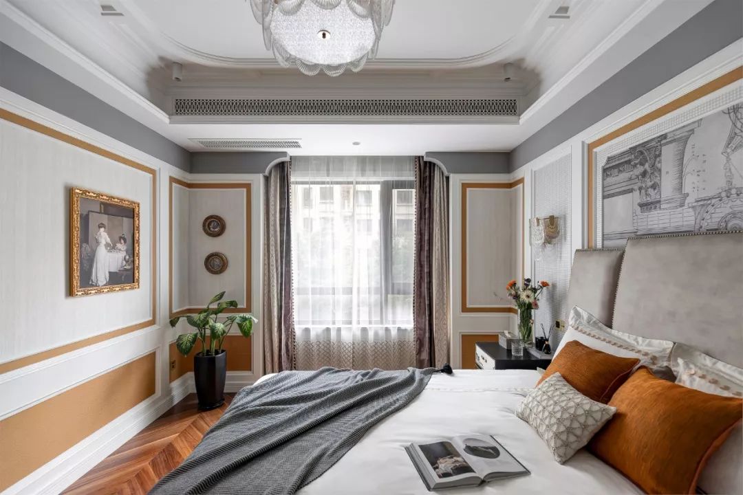 装修案例轻奢风格室内装修效果图-卧室 装修案例轻奢风格室内装修效果图-卧室