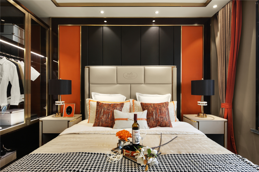 高调奢华欧式风格室内家装案例效果图-主卧 高调奢华欧式风格室内家装案例效果图-主卧