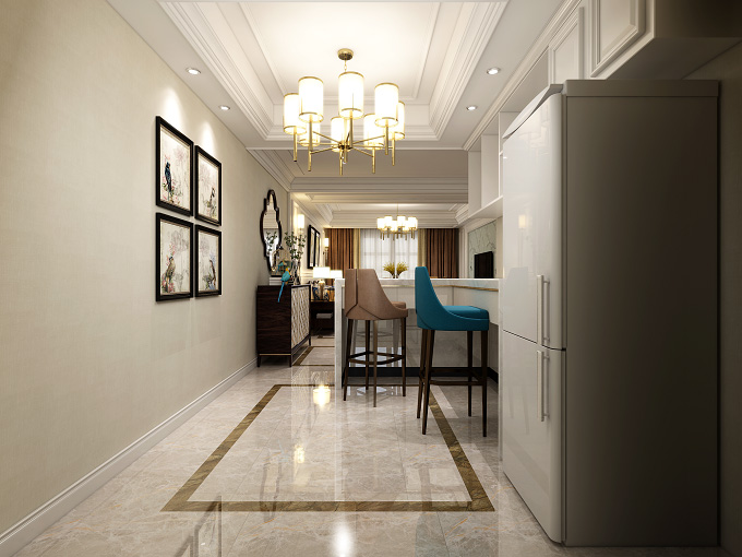 装修公司简美风格室内装修效果图-走廊 装修公司简美风格室内装修效果图-走廊