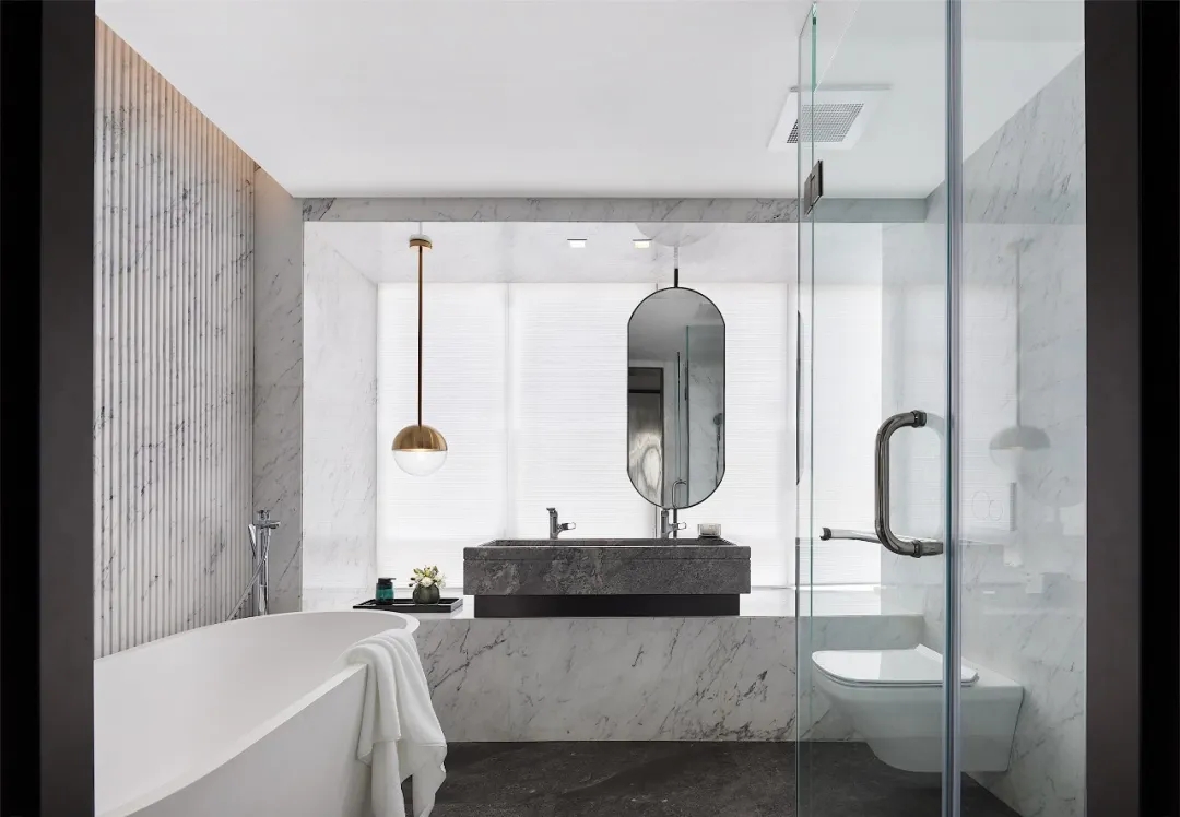 现代轻奢风格室内设计家装案例-卫生间 现代轻奢风格室内设计家装案例-卫生间